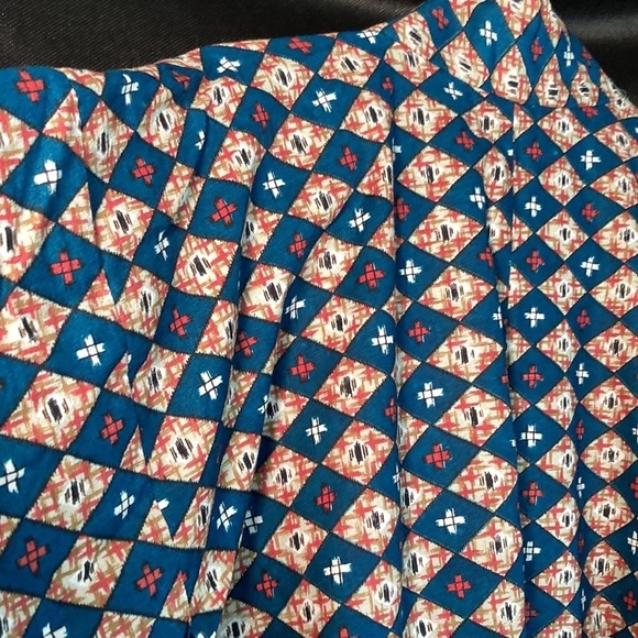 Vintage 1950’s kimono. Feels like a textured silk. Teal and orange. Xl. - Picture 6 of 9